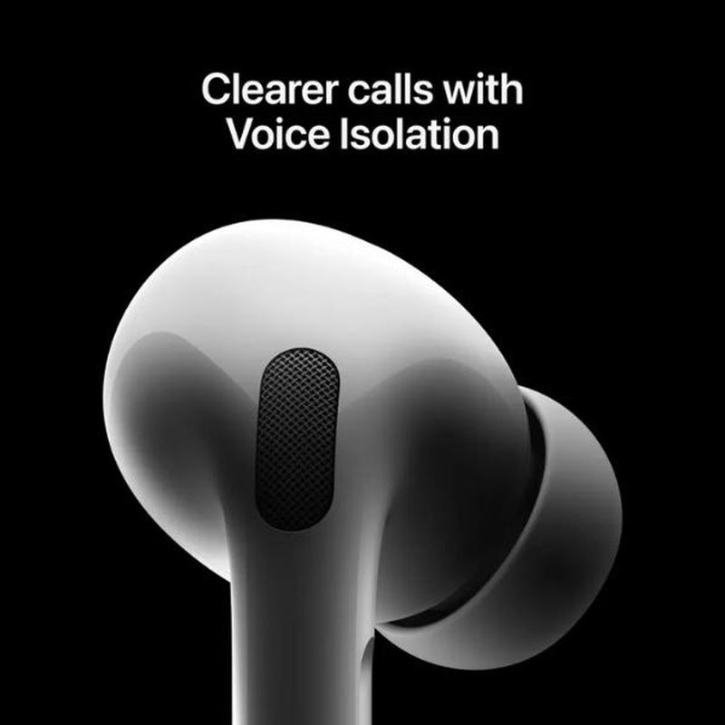 Apple Airpods Pro (2Nd Generation) Wireless Ear Buds with USB-C Charging, up to 2X More Active Noise Cancelling Bluetooth Headphones, Transparency Mode, Adaptive Audio, Personalized Spatial Audio
