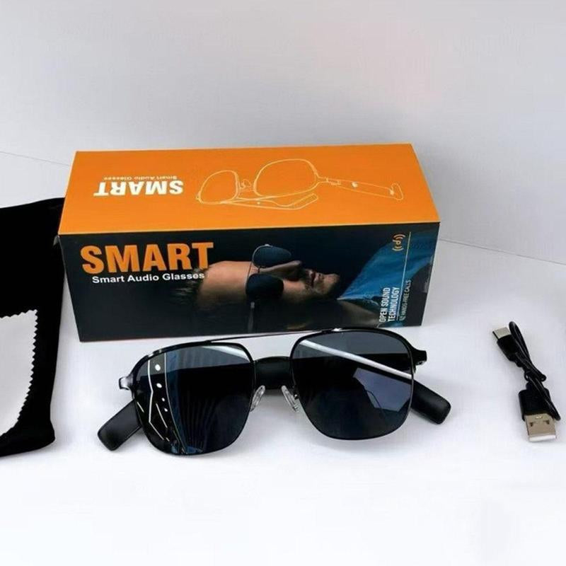 Multifunctional Smart Glasses, Touch Control Smart Sunglasses, Wireless Sunglasses, Bluetooth-Compatible Smart Glasses for Men & Women, Wearable