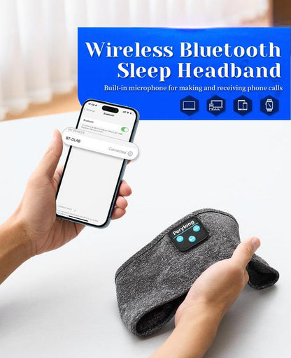 Perytong Sleep Headband Headphones - Bluetooth Headphones for Sleep, Workout, Running, Yoga, Travel, Insomnia