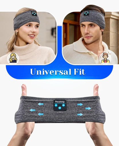 Perytong Sleep Headband Headphones - Bluetooth Headphones for Sleep, Workout, Running, Yoga, Travel, Insomnia
