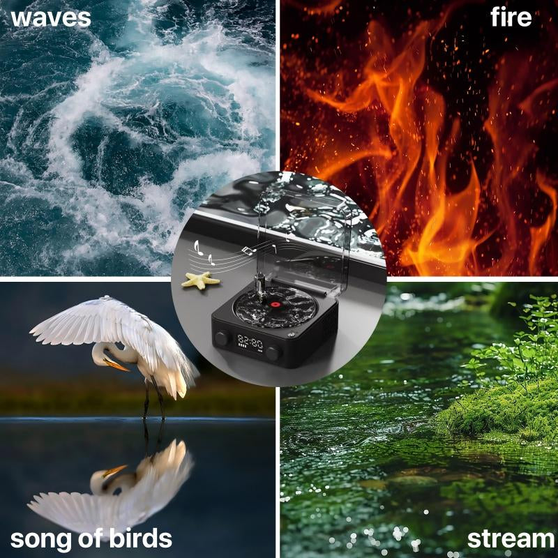 Wireless Speaker Light, Multifunctional Desktop Speaker with USB Port & AUX Input,Player Bluetooth Speaker with Environment Light Adjustment Modes, Halloween Gifts,1 Pack