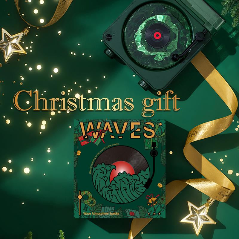 Wireless Speaker Light, Multifunctional Desktop Speaker with USB Port & AUX Input,Player Bluetooth Speaker with Environment Light Adjustment Modes, Halloween Gifts,1 Pack