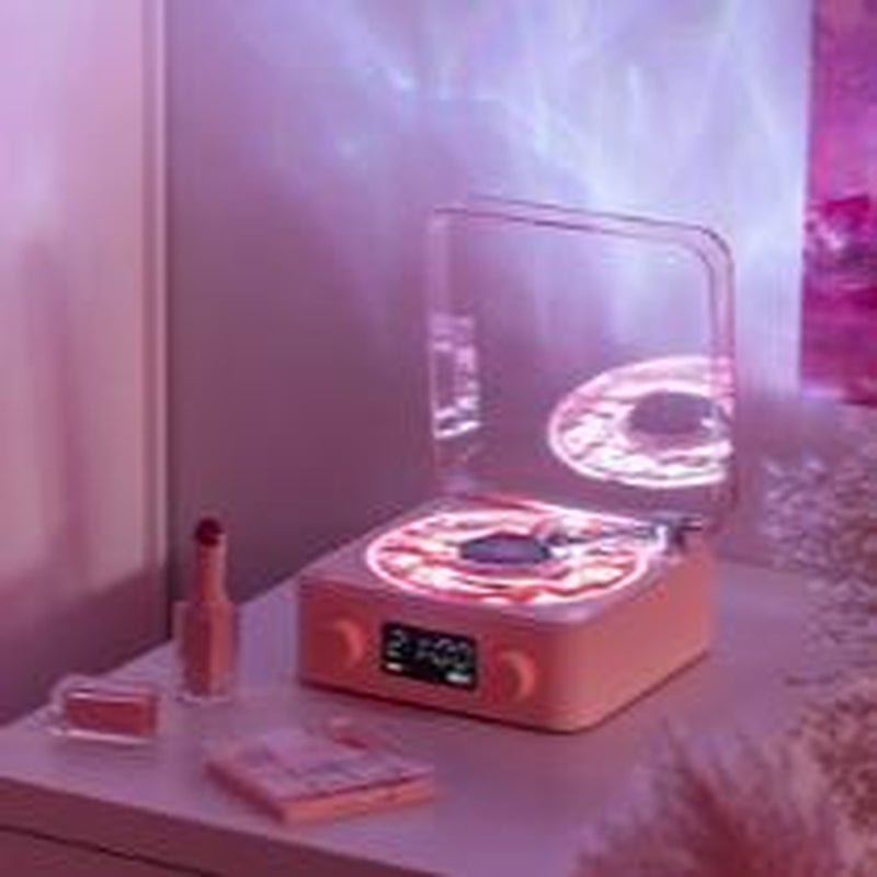 Wireless Speaker Light, Multifunctional Desktop Speaker with USB Port & AUX Input,Player Bluetooth Speaker with Environment Light Adjustment Modes, Halloween Gifts,1 Pack