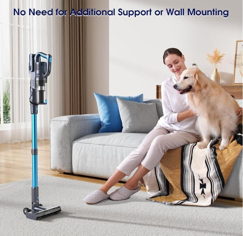 35,000Pa Cordless Vacuum Cleaner, Max 50 Minutes, Lightweight Cordless Cleaners for Home, Stick and Handheld Vacuum for Carpets, Hard Floor, Pet Hair