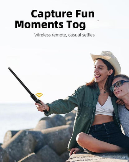 TODI 63" Cell Phone Selfie Stick Tripod, Portable Tripod for Iphone with Wireless Remote, Extendable Smartphone Stand, All-In-1, Compatible with Iphone/Android