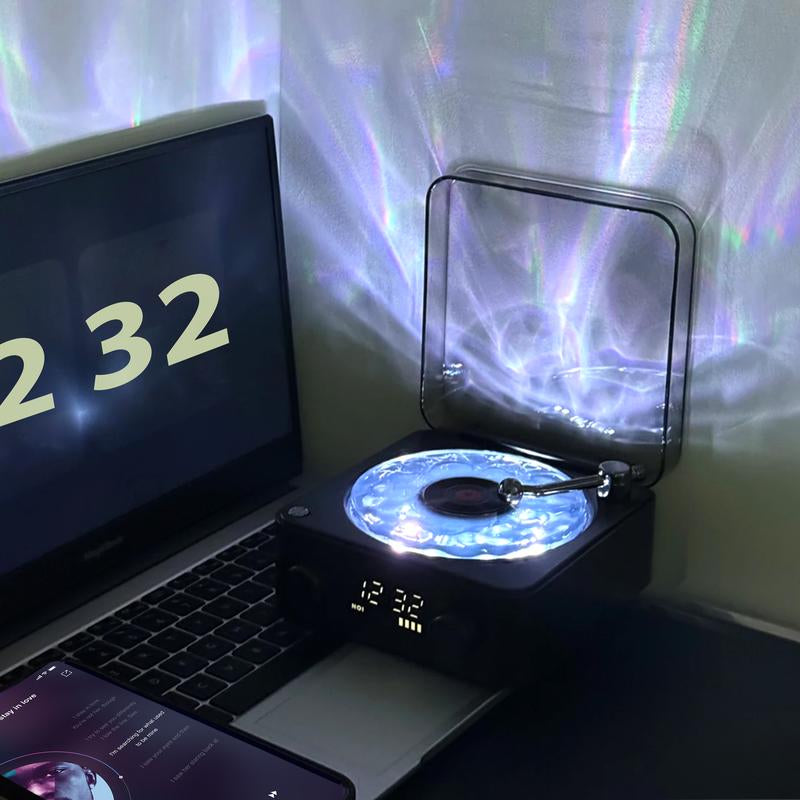 Wireless Speaker Light, Multifunctional Desktop Speaker with USB Port & AUX Input,Player Bluetooth Speaker with Environment Light Adjustment Modes, Halloween Gifts,1 Pack