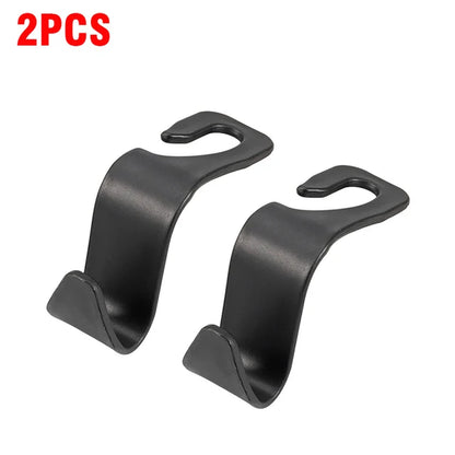 1Pc with Phone Holder 360° Rotation Car Seat Back Hooks Auto Headrest Hanging Clothes Umbrella Stand Support Hook Car Supplies