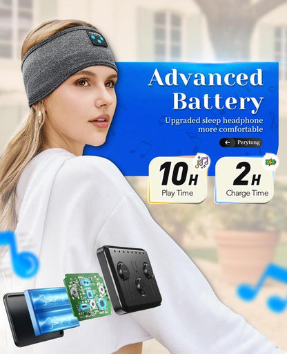 Perytong Sleep Headband Headphones - Bluetooth Headphones for Sleep, Workout, Running, Yoga, Travel, Insomnia